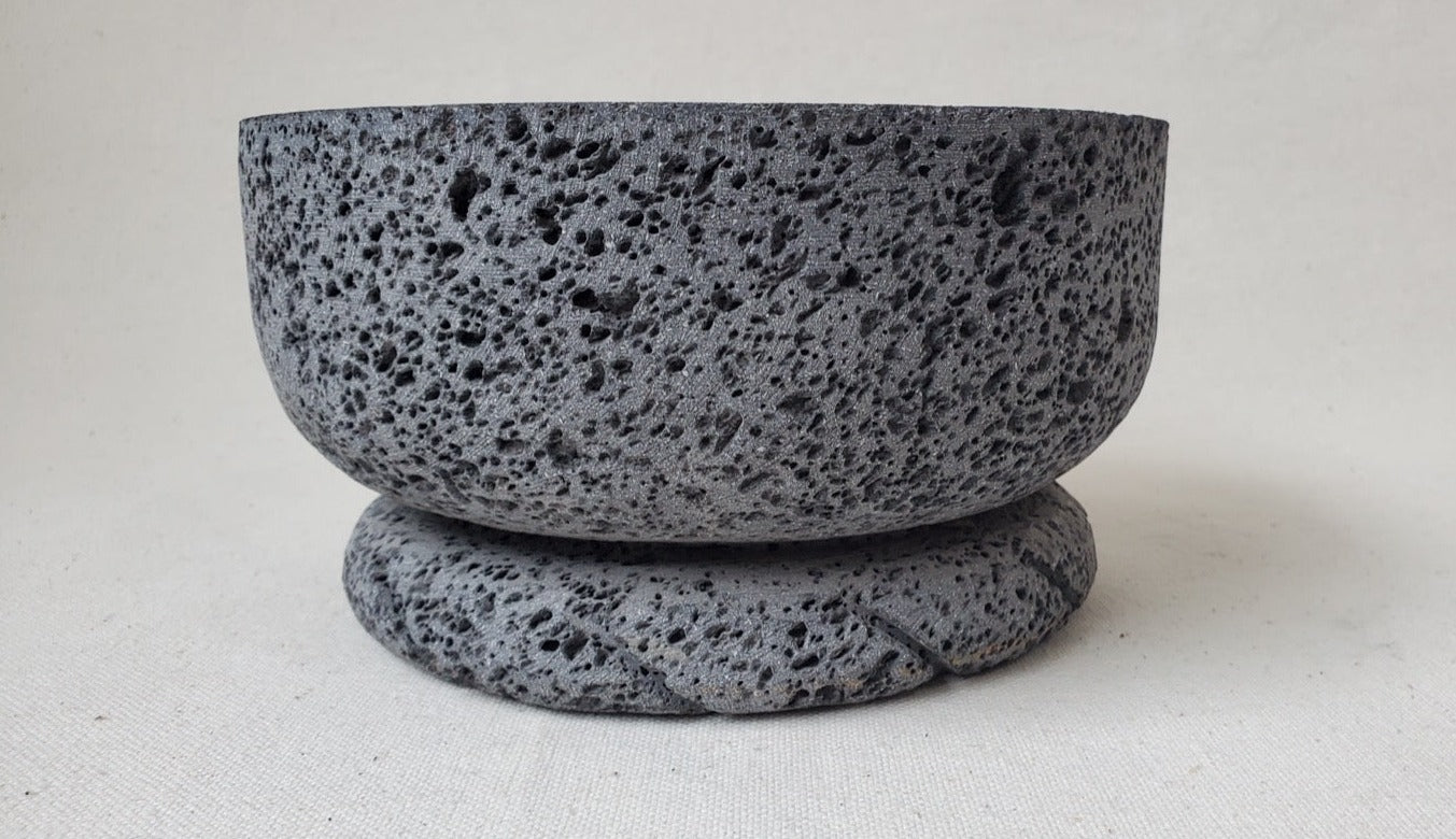Hourglass Bowl & Pestle - Lava Stone - Various Sizes Molcajete Accessories Featured Kitchen & Dining Molcajete